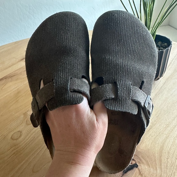 Birkenstock Corduroy Slip-On Clogs - Picture 1 of 5